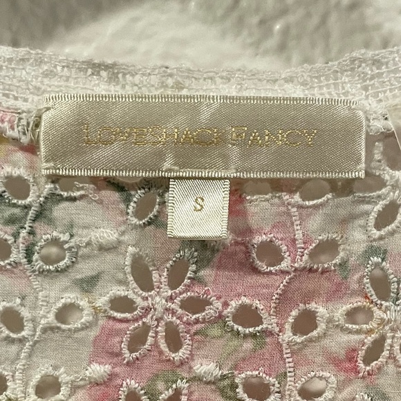 LoveShackFancy Rena Floral Lace Mini Dress - Picture 11 of 12